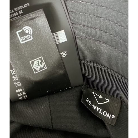 PRADA RE-NYLON POUCH BUCKET HAT BLACK SIZE MEDIUM - Picture 8 of 8